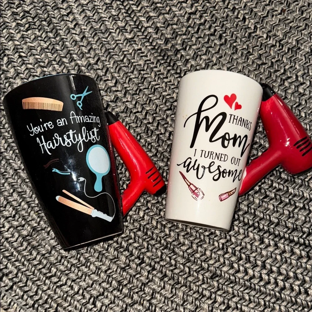 Set of 2/ hairstylist mugs 20 oz